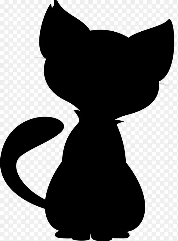 黑猫插画艺术胡须