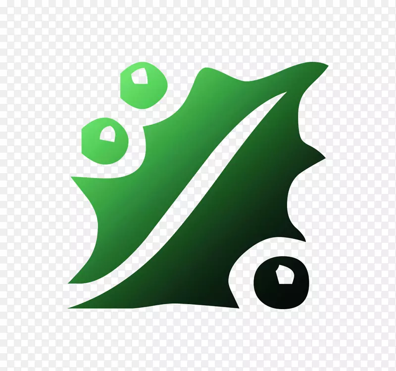 标志产品绿色字体剪贴画