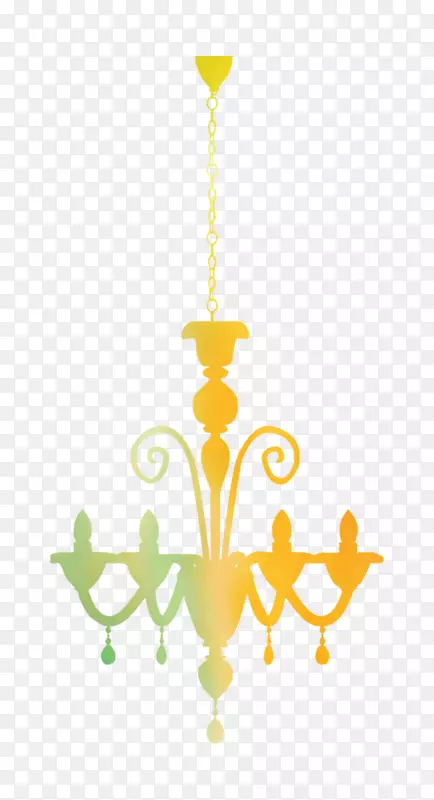 吊灯吊顶夹具产品蜡烛黄