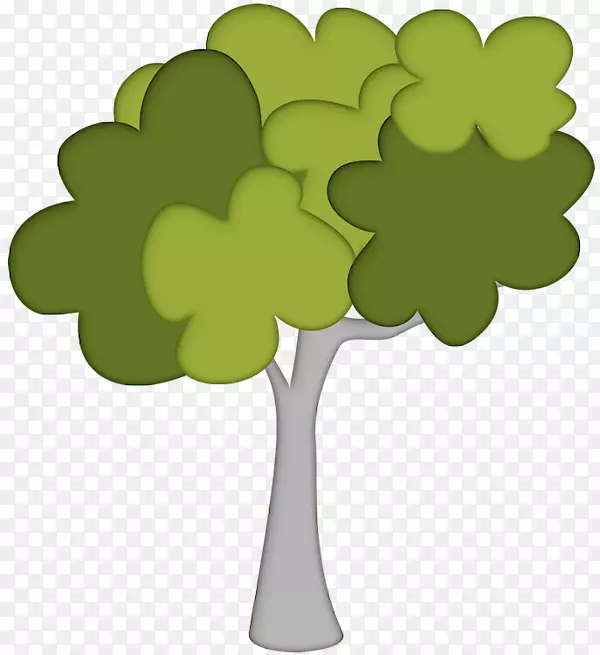树绘制可移植网络图形图像插图.树