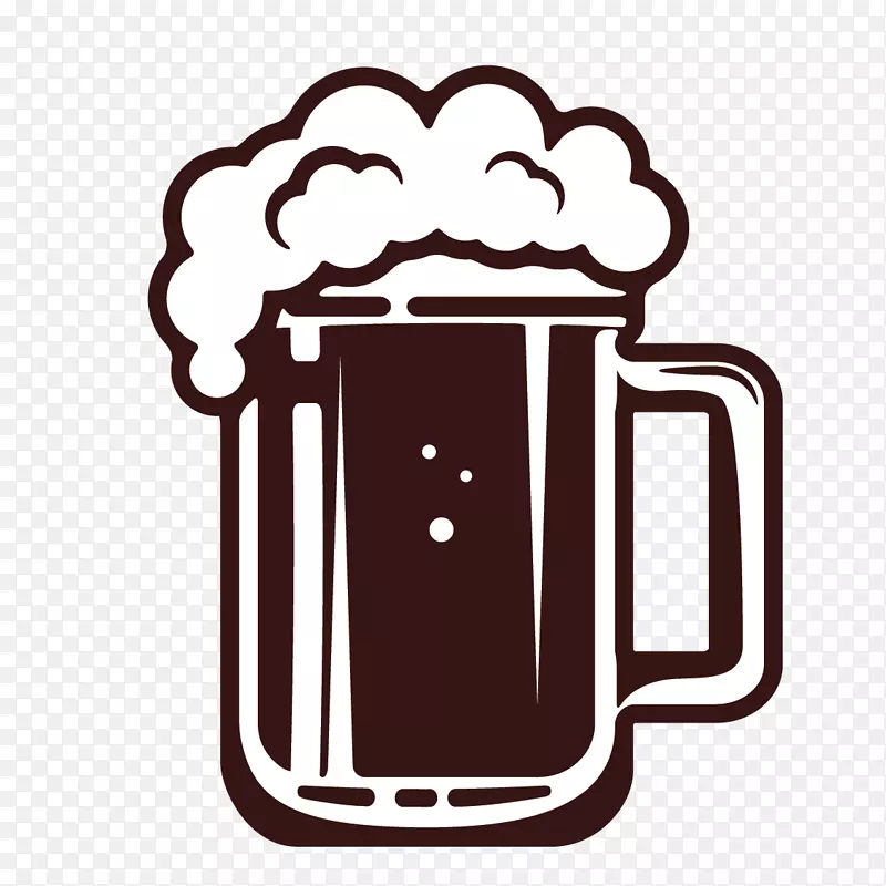 啤酒杯图形楼上的酒吧饮料.啤酒轮廓