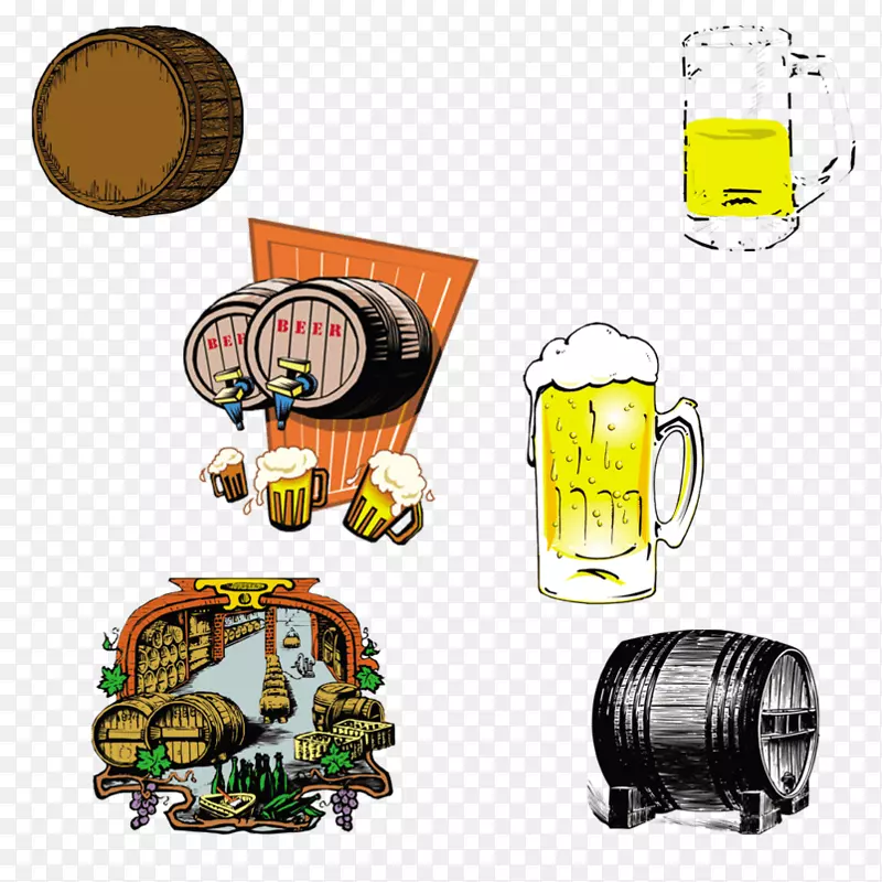啤酒png图片图像下载图形.啤酒点缀