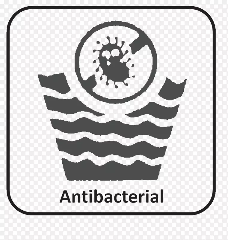 标识产品字体图案线-抗菌图标