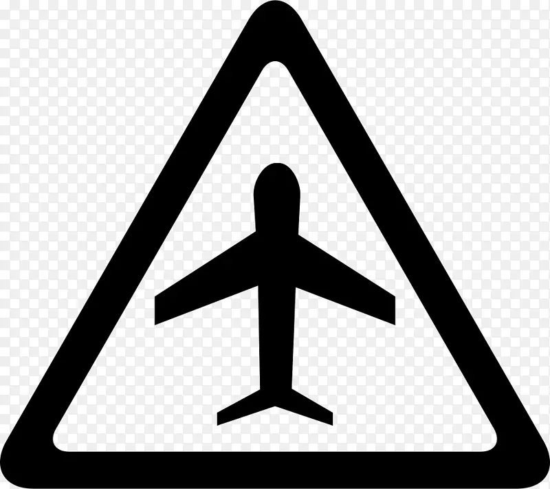 飞机机场交通标志-飞机