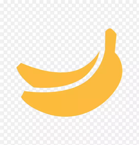 香蕉黄色产品设计图形字体-香蕉