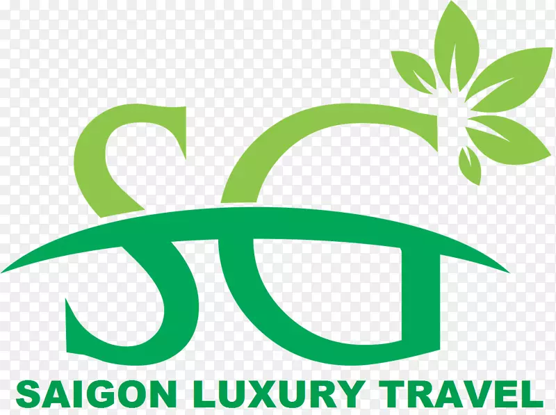 西贡豪华旅游徽标叶牌字体