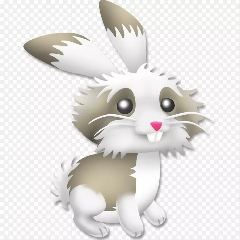 兔子剪贴画png图片图片复活节兔子-兔子
