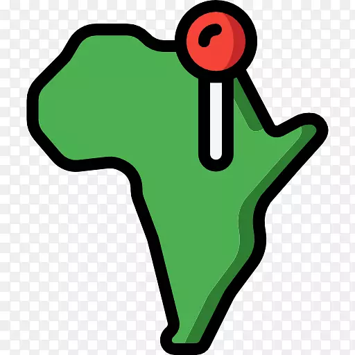 ITTradesrl非洲电脑图标剪辑艺术封装的PostScript-非洲