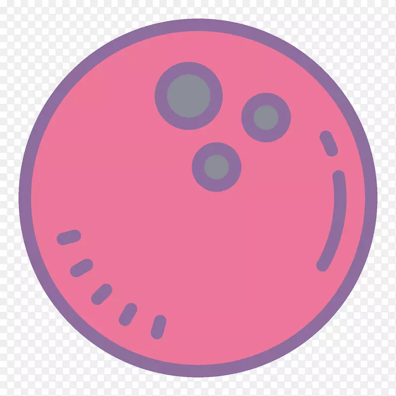产品设计粉红m-紫色保龄球