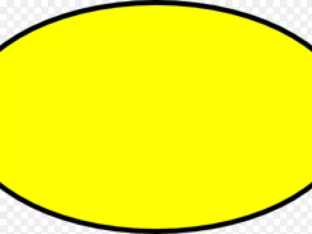 黄色圆点剪贴画-圣诞椭圆形