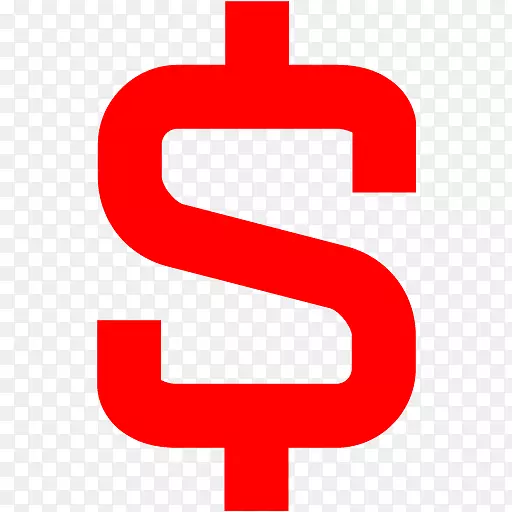 电脑图标剪贴画png图片红红美元标志