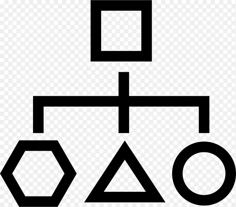 可伸缩图形计算机图标符号几何形状符号