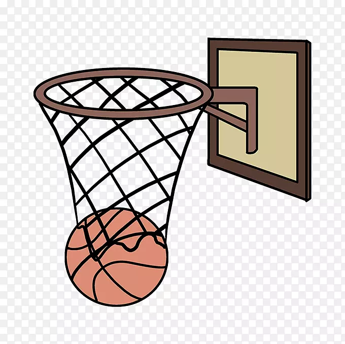 篮球形象的绘画-篮球