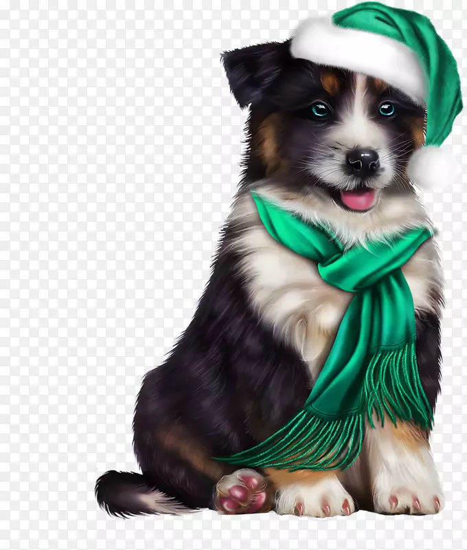 约克郡小狗夹艺术最可爱的动物-小狗