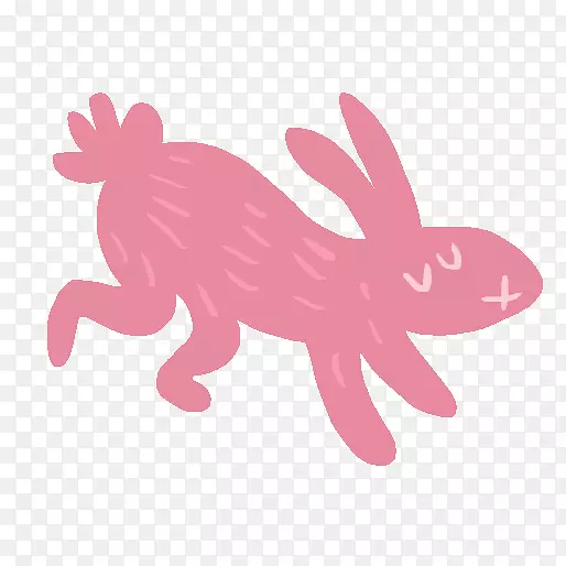 兔子插画海报-兔子