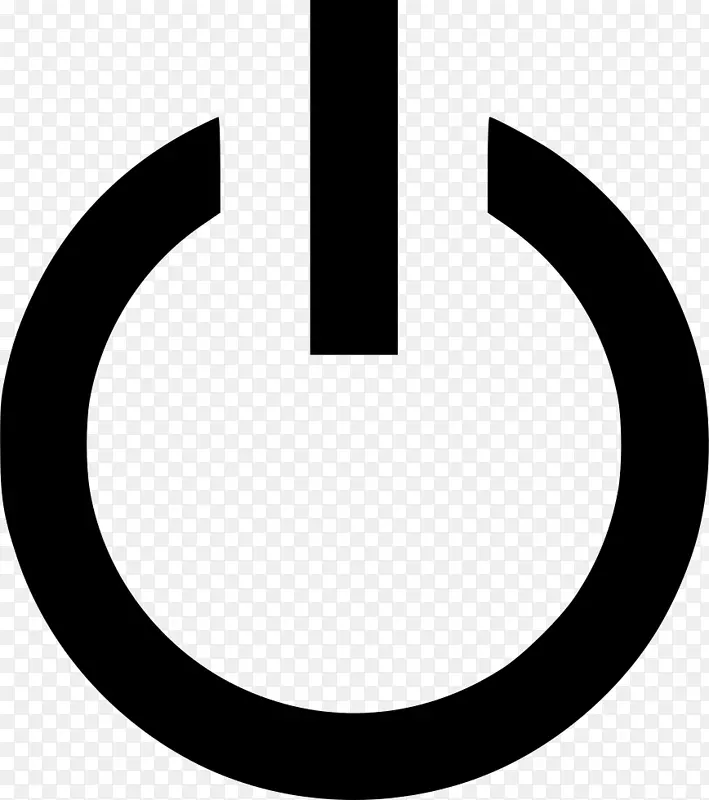 电源符号计算机图标可伸缩图形剪辑艺术符号