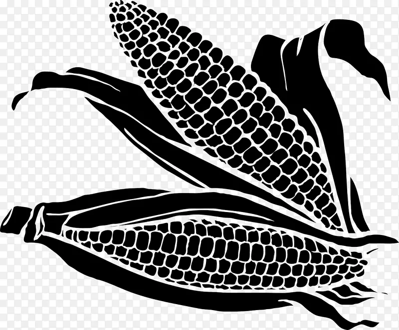 玉米芯上的玉米甜玉米糖玉米