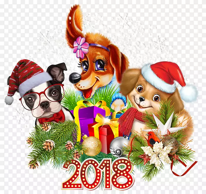新年伊始，莫罗兹假日圣诞日-新年前夕2018年