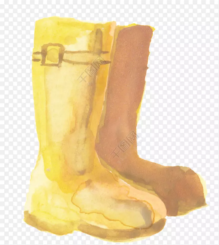 png图片图像黄色图形鞋靴装饰