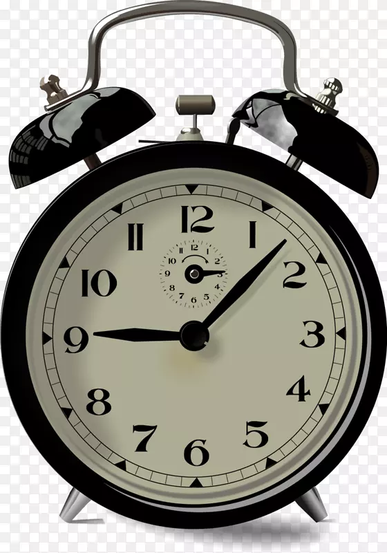 儿童时间管理时钟早间设计元素