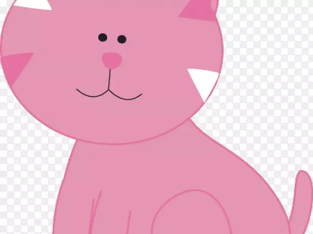 粉红猫夹艺术小猫开放部分-FJ边框