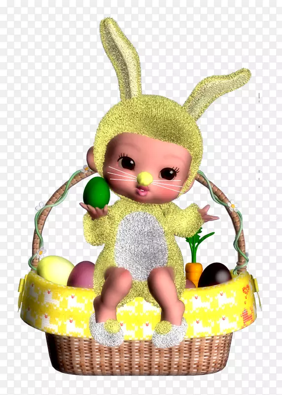 复活节兔子复活节彩蛋兔子-复活节