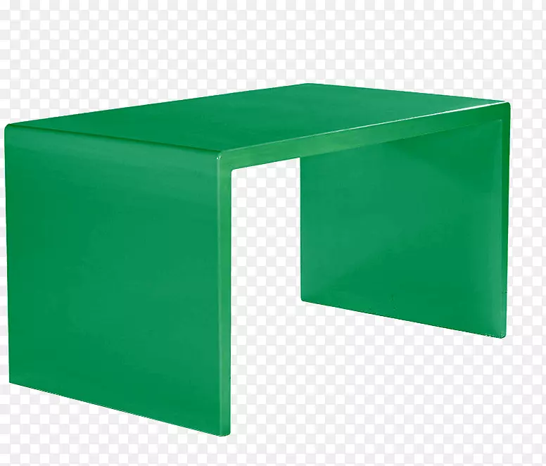聚物混凝土花园家具绿色桌