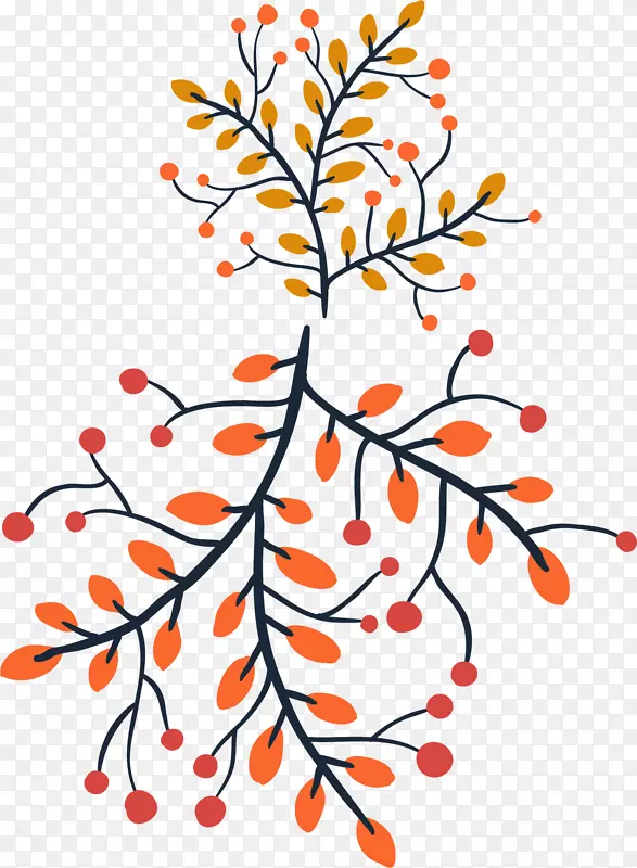 树枝绘制png图片树-树枝装饰