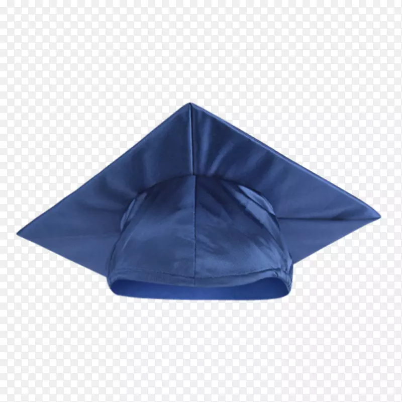 方形学术帽蓝帽毕业典礼-毕业礼服