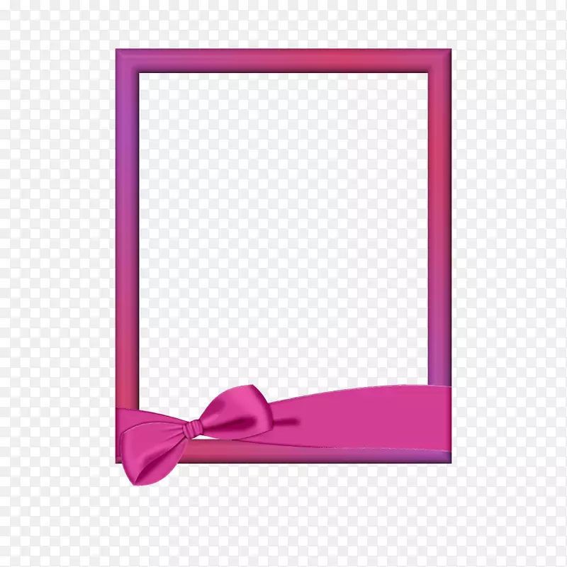 角线产品相框粉红色m-蝴蝶结边框