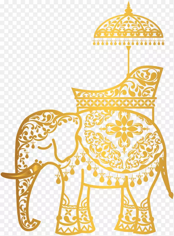 印度象甘尼萨非洲象-印度