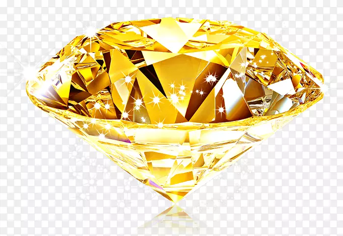 钻石彩色戒指宝石png图片.钻石