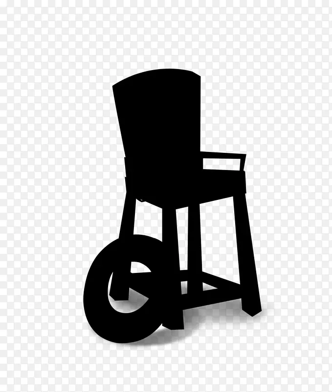 椅子黑白产品设计字体