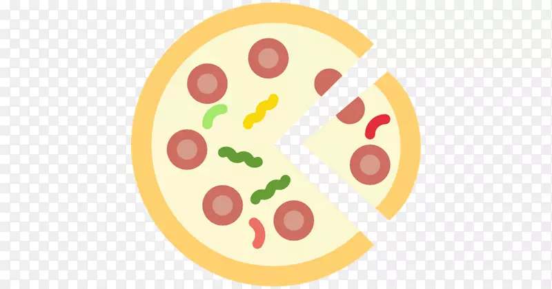 图形比萨图像插图食品比萨饼