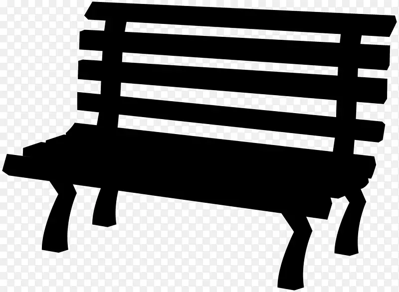 椅子黑白花园家具产品设计