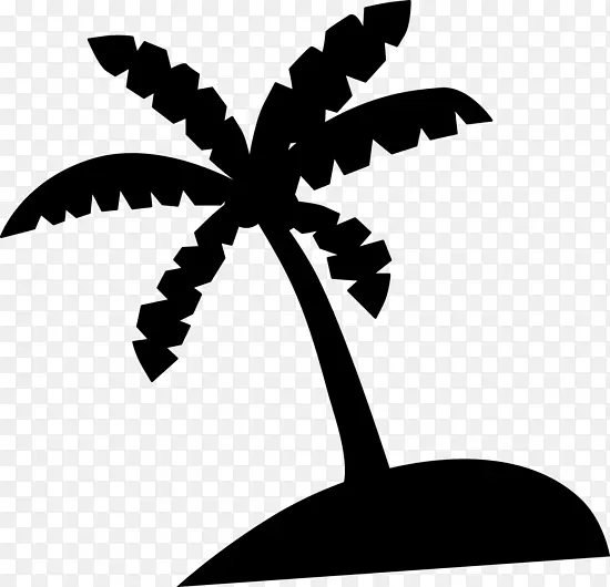 剪贴画椰子树png图片图形