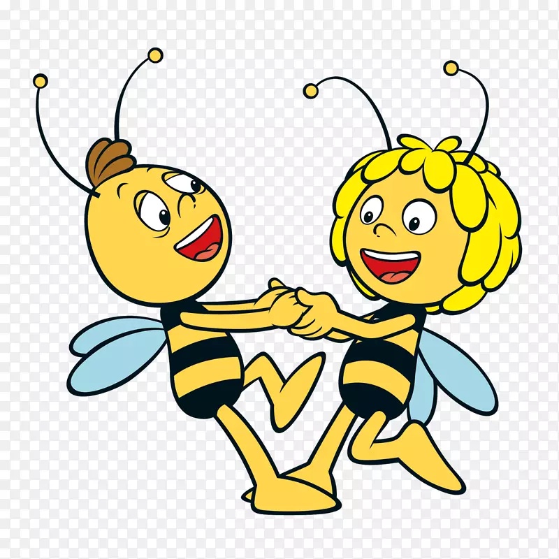 蜜蜂玛雅蜜蜂威利昆虫蜜蜂