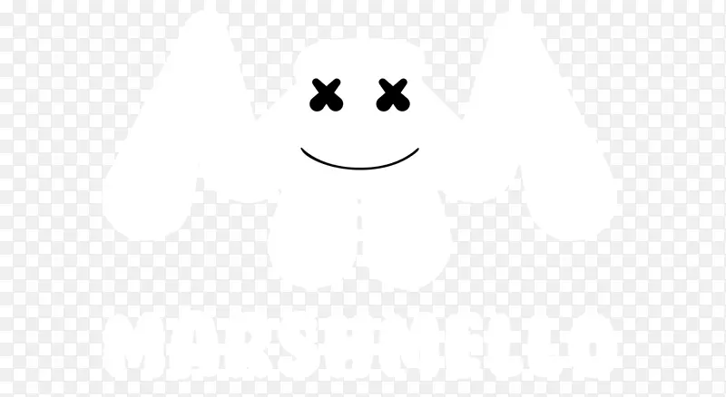 徽标黑白-m字体角点-Marshmello png