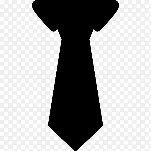 黑白领带夹角线