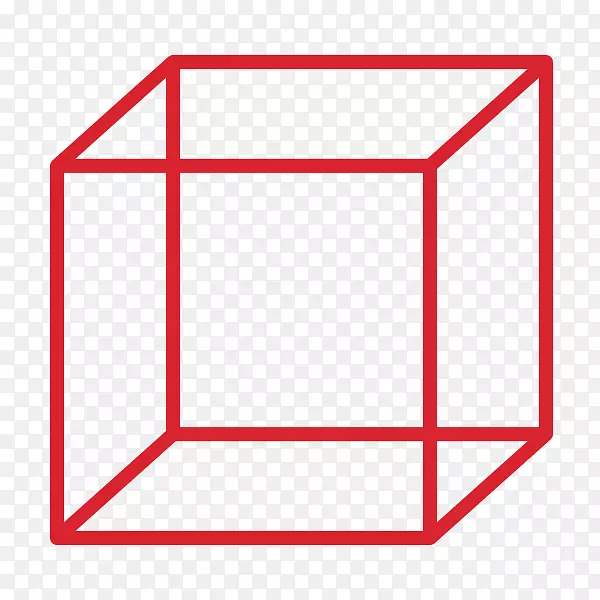 立方体数学形状几何三维空间拼合图标
