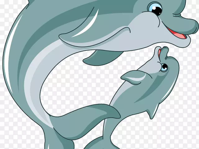 图形库摄影卡通绘图插图海豚
