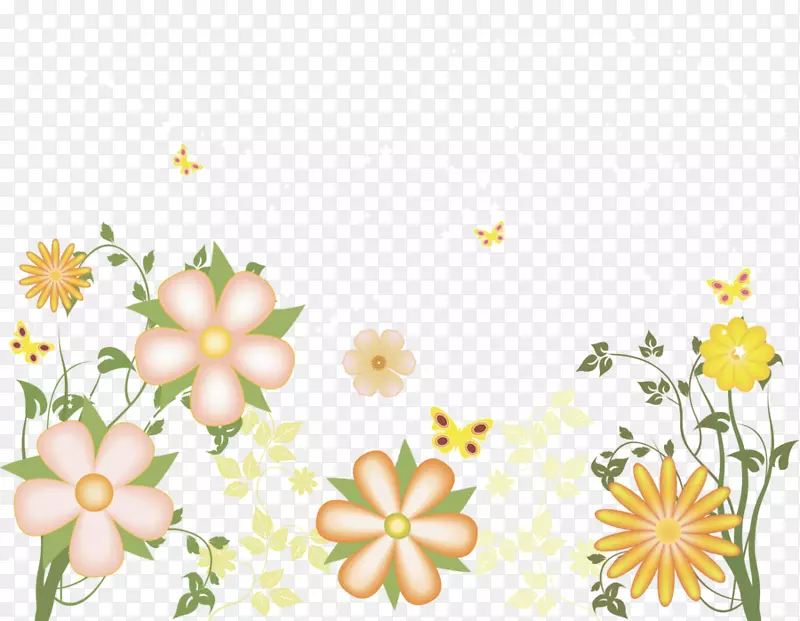剪贴画透明png图片花卉设计.花