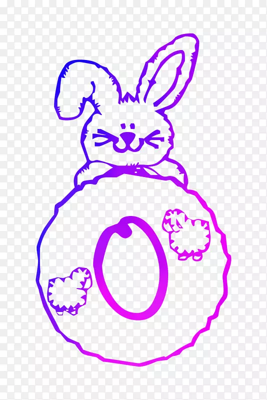 剪贴画复活节兔子产品卡通