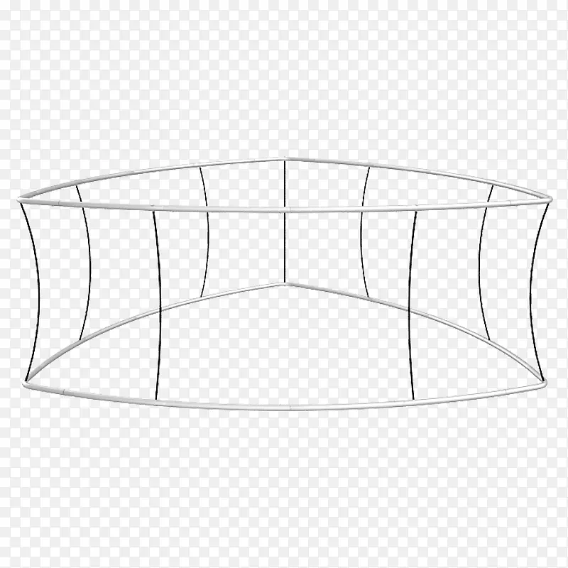 黑白产品图案对称角飞艇图形