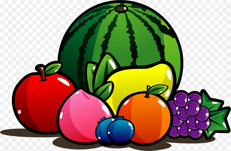 水果食品图像图形梨.卡通水果