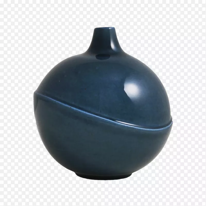 陶瓷花瓶陶器产品钴蓝花瓶