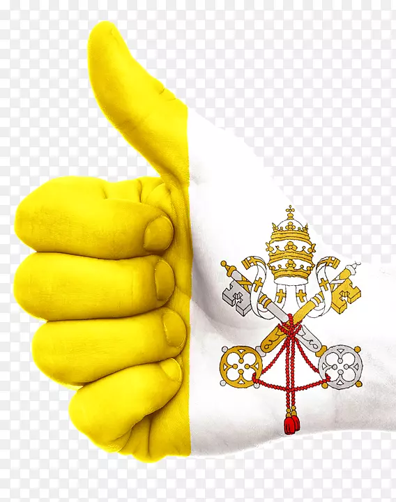 梵蒂冈的旗帜亚当插图的创造-旗帜