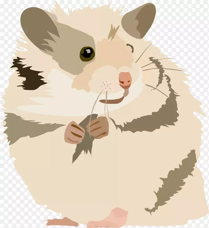 金仓鼠沙鼠夹艺术png图片.鼠标