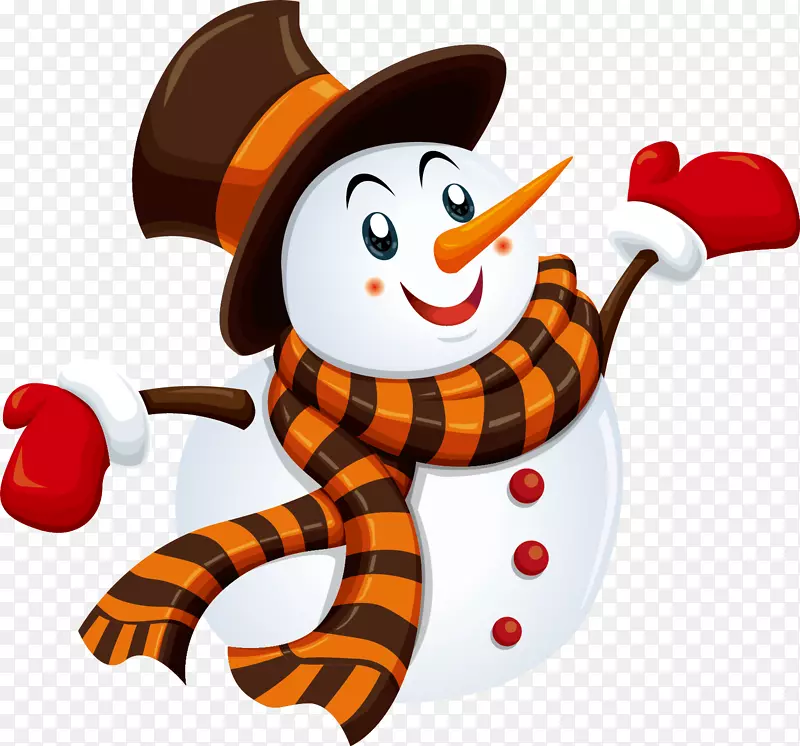 png图片剪贴画雪人圣诞日-雪人卡通