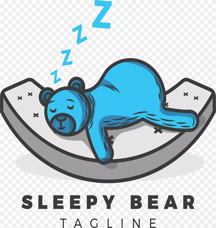 床垫标识睡眠床熊
